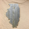 Illinois Deer Shoulder Mount Panel Barnwood