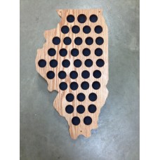 Illinois 40 Pin Oak Plaque NEW