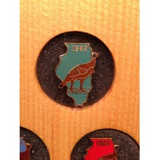 Illinois Turkey Pin 1982