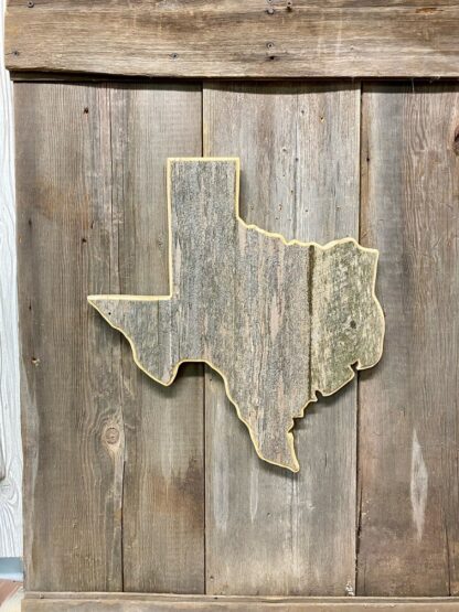 Texas State Deer European Panel Barnwood