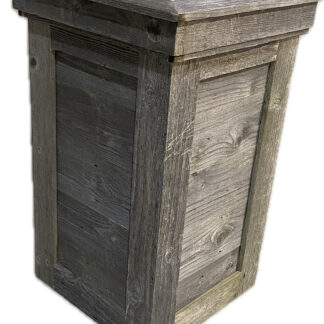 Rustic Barnwood Pedestal