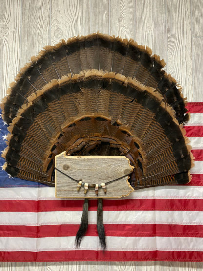 Pennsylvania Turkey Fan & Beard Display Plaque