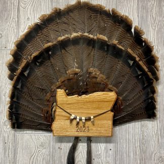 Oregon Turkey Fan Display Plaque
