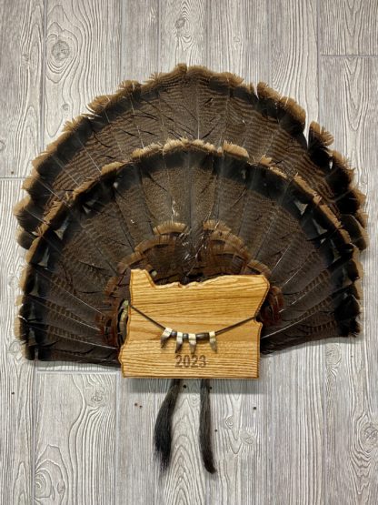 Oregon Turkey Fan Display Plaque