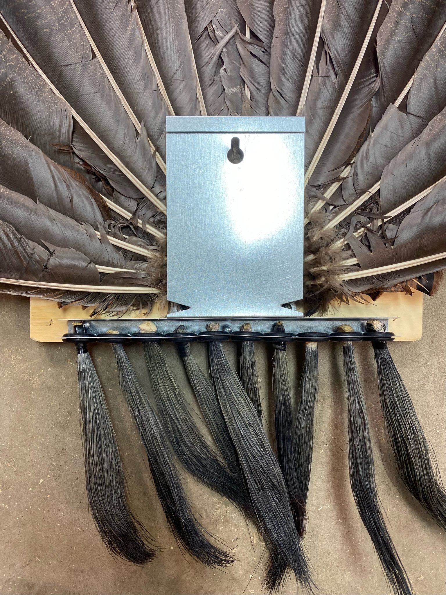 10 Beard Display Barnwood Custom Outdoor Advantage