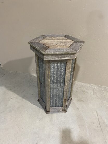 Hexagon Metal Pedestal