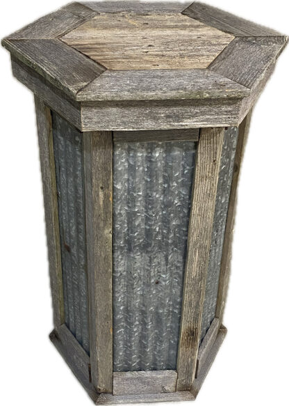 Hexagon Metal Pedestal